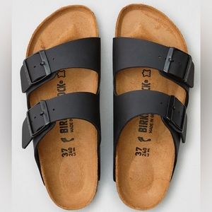Birkenstock Arizona Slide Sandals In Black NWT
